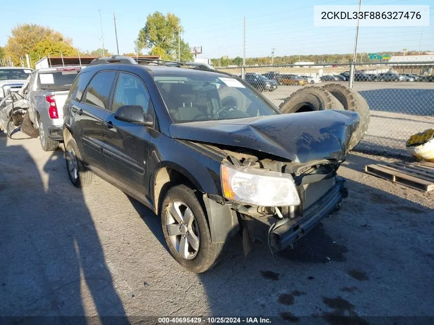 2008 Pontiac Torrent VIN: 2CKDL33F886327476 Lot: 40695429