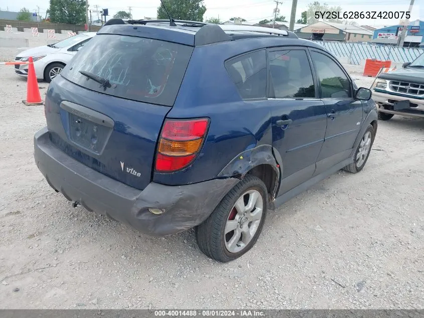 5Y2SL62863Z420075 2003 Pontiac Vibe