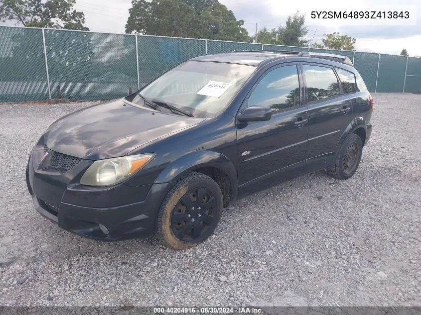 5Y2SM64893Z413843 2003 Pontiac Vibe