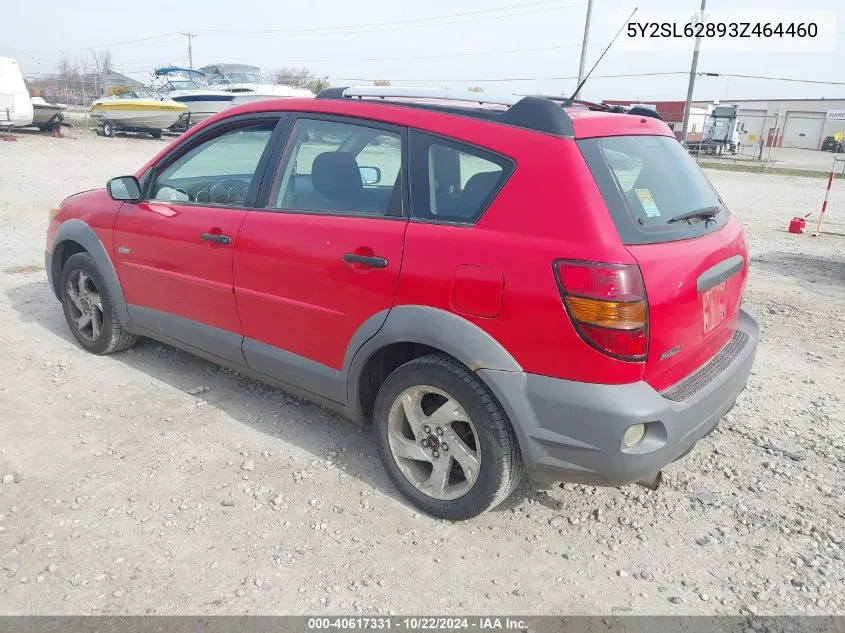 2003 Pontiac Vibe VIN: 5Y2SL62893Z464460 Lot: 40617331