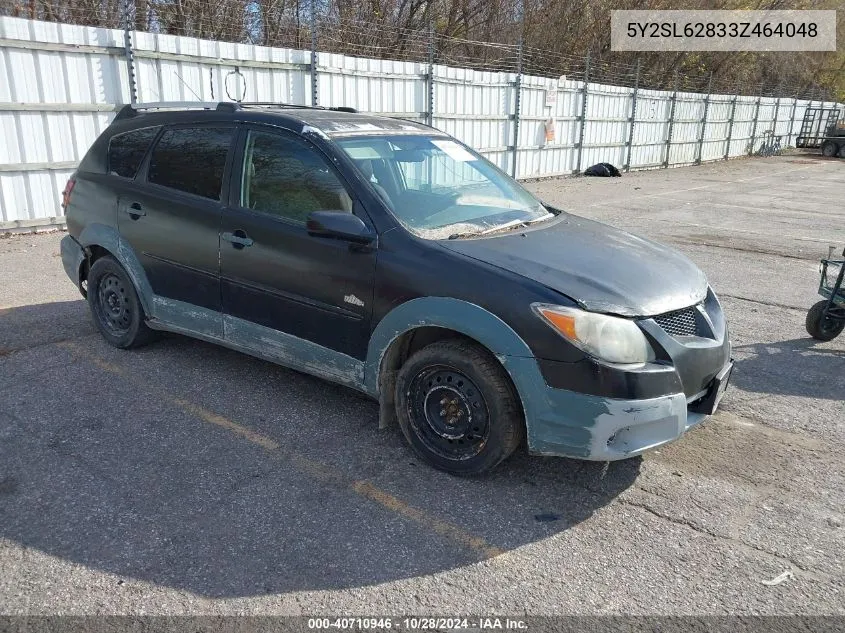 2003 Pontiac Vibe VIN: 5Y2SL62833Z464048 Lot: 40710946