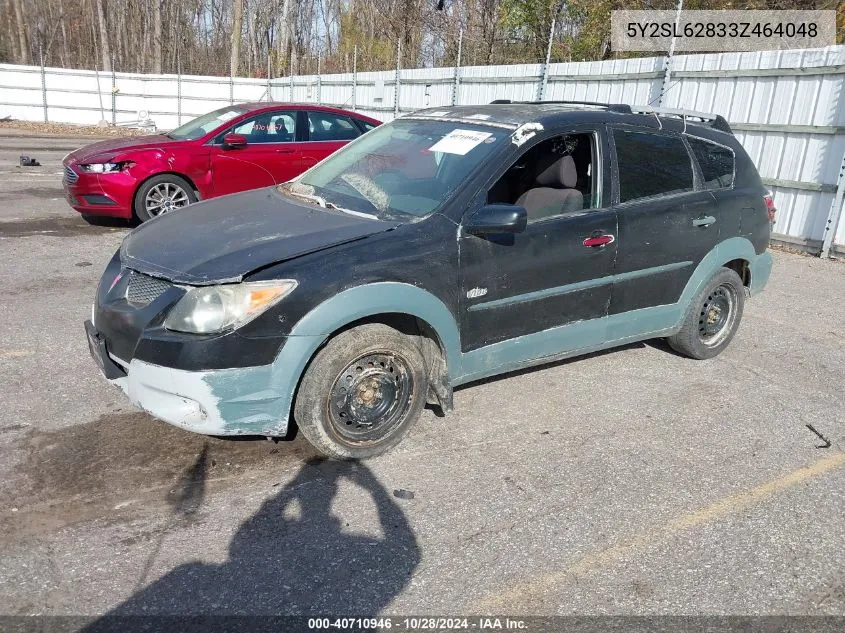 2003 Pontiac Vibe VIN: 5Y2SL62833Z464048 Lot: 40710946