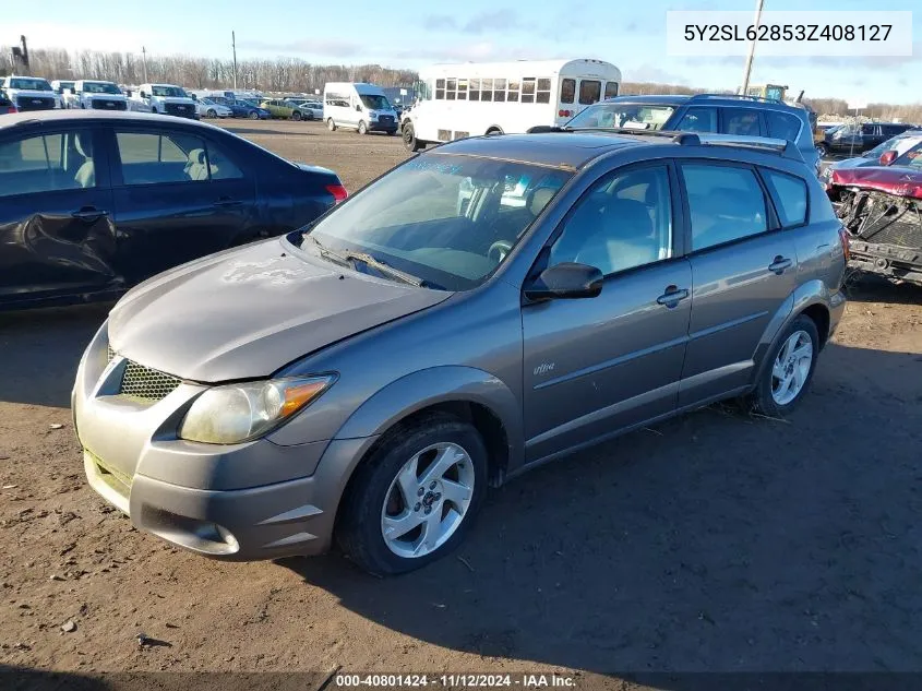 5Y2SL62853Z408127 2003 Pontiac Vibe