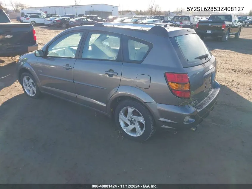 5Y2SL62853Z408127 2003 Pontiac Vibe