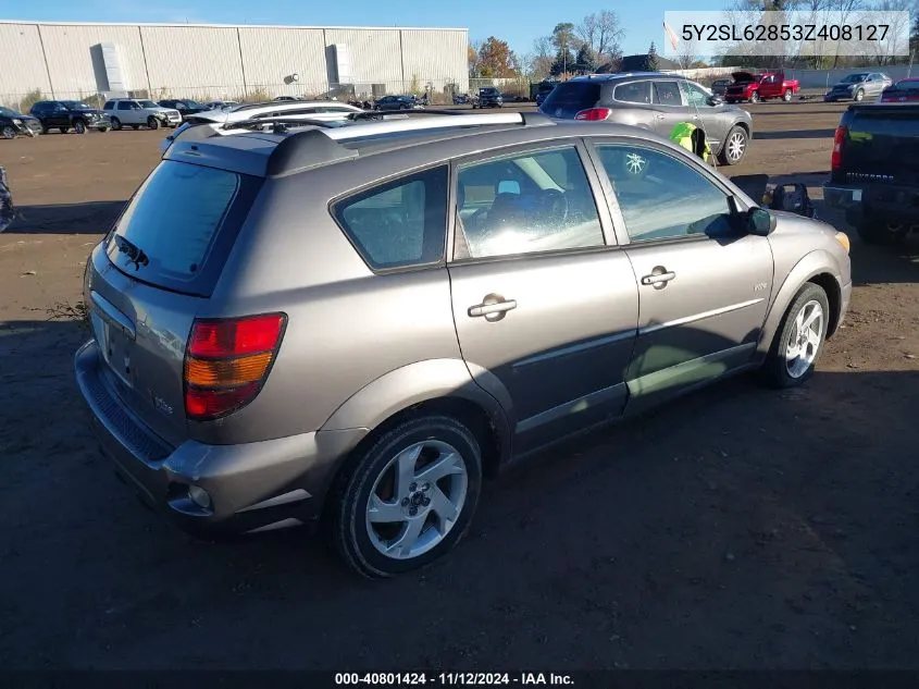 5Y2SL62853Z408127 2003 Pontiac Vibe