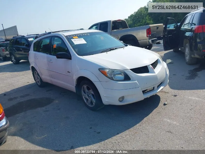 2004 Pontiac Vibe VIN: 5Y2SL62864Z468631 Lot: 39723784