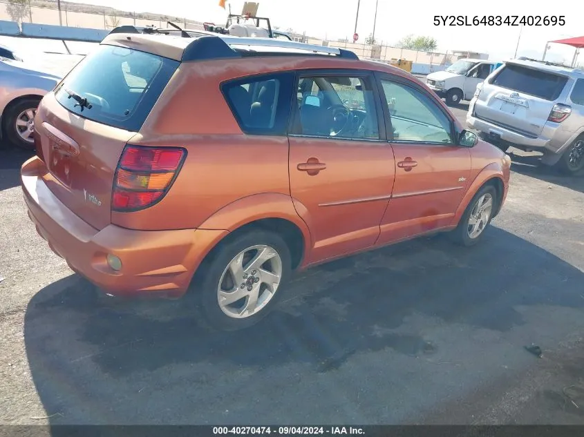 5Y2SL64834Z402695 2004 Pontiac Vibe