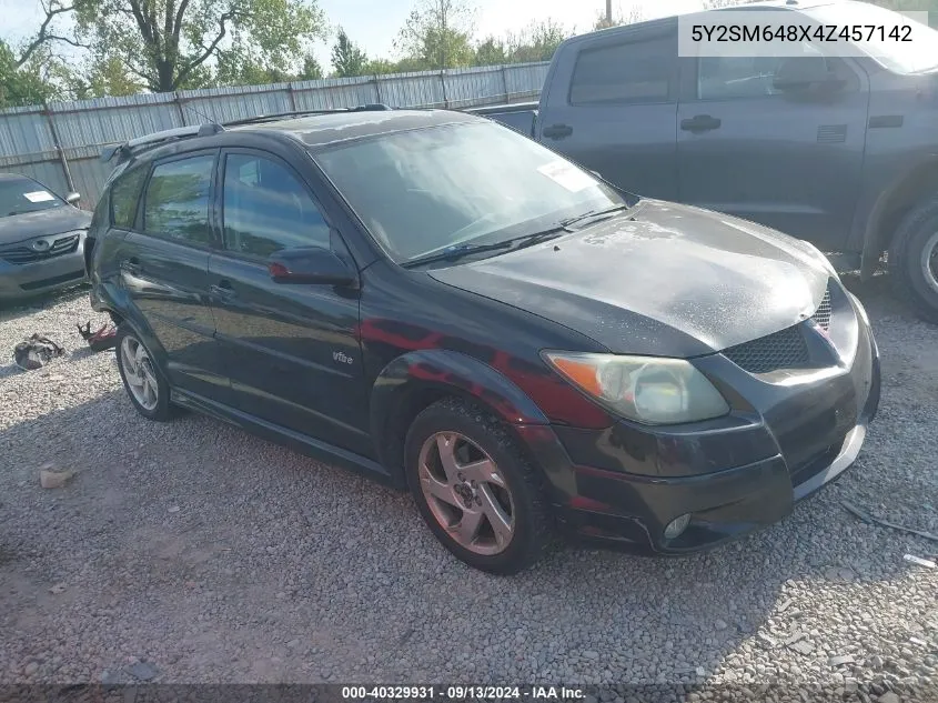 5Y2SM648X4Z457142 2004 Pontiac Vibe