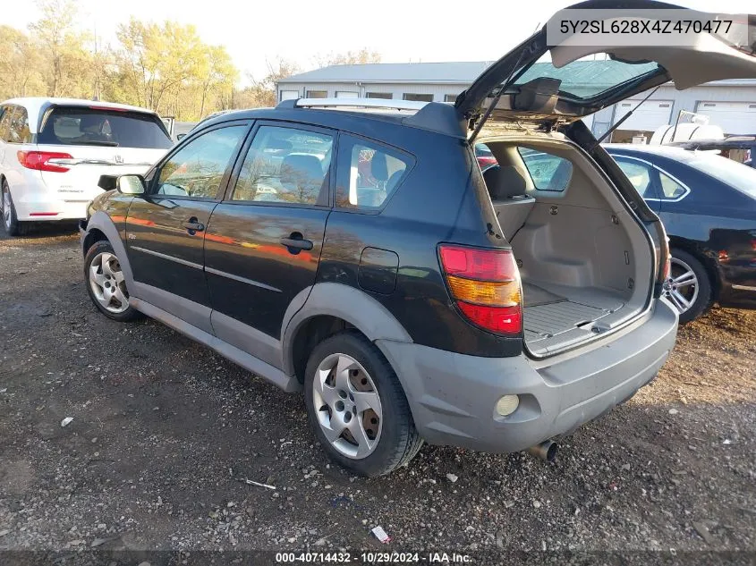 2004 Pontiac Vibe VIN: 5Y2SL628X4Z470477 Lot: 40714432