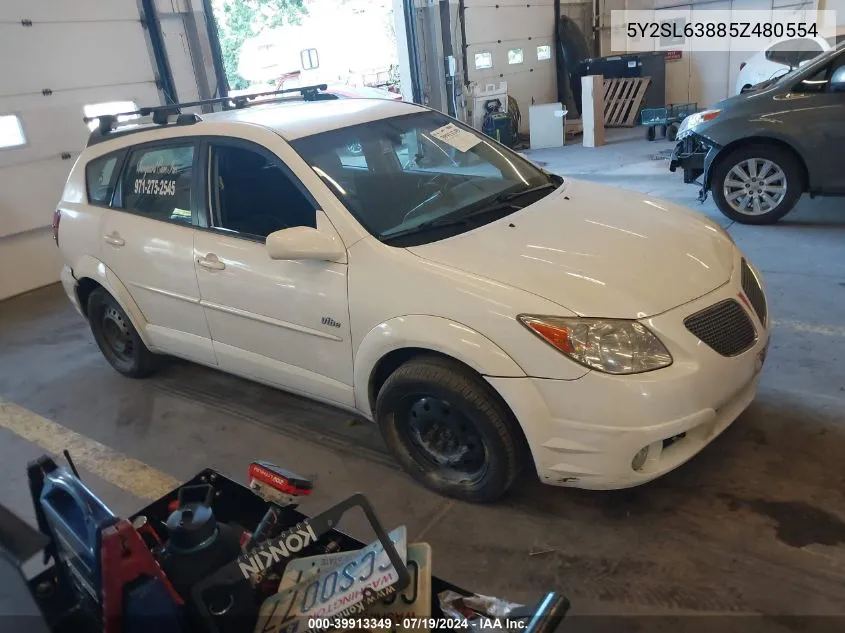 5Y2SL63885Z480554 2005 Pontiac Vibe