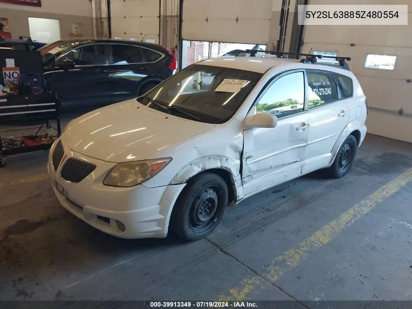 5Y2SL63885Z480554 2005 Pontiac Vibe