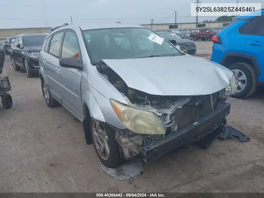 5Y2SL63825Z445461 2005 Pontiac Vibe