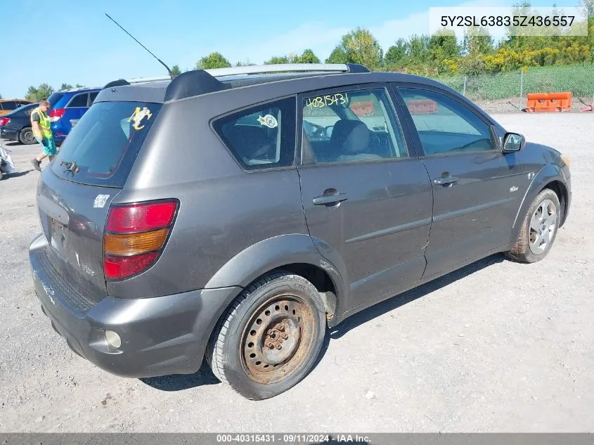 5Y2SL63835Z436557 2005 Pontiac Vibe