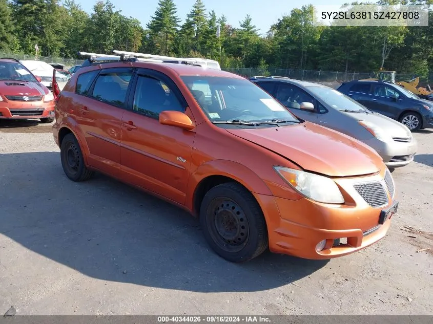 5Y2SL63815Z427808 2005 Pontiac Vibe