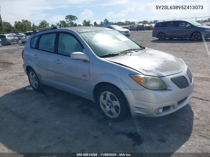 2005 Pontiac Vibe VIN: 5Y2SL63895Z413073 Lot: 40814265