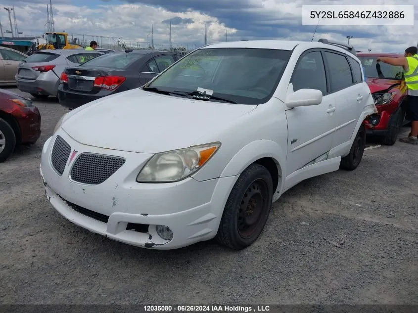 5Y2SL65846Z432886 2006 Pontiac Vibe