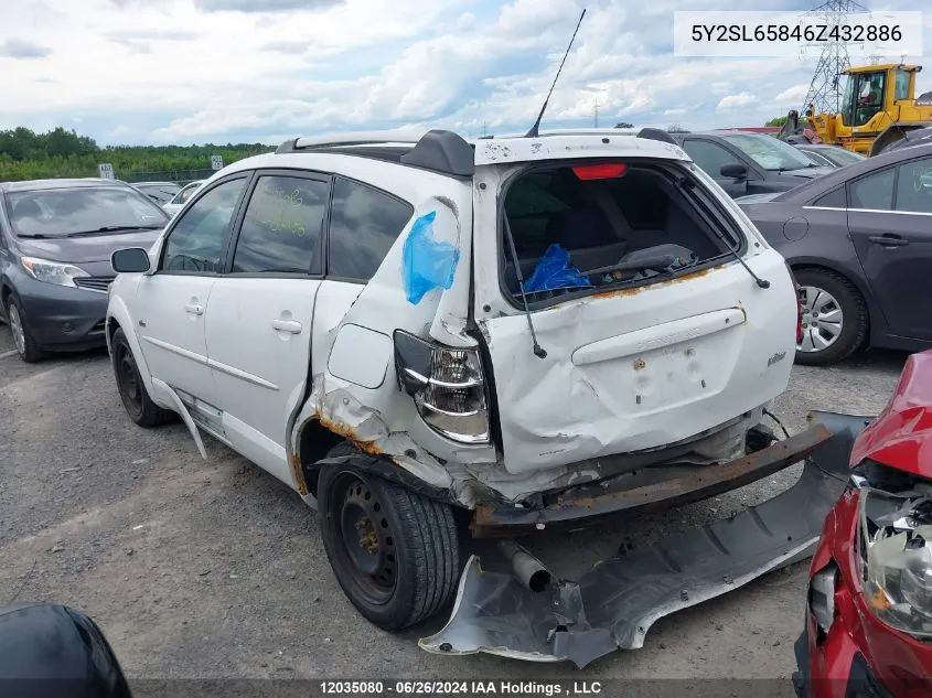 5Y2SL65846Z432886 2006 Pontiac Vibe