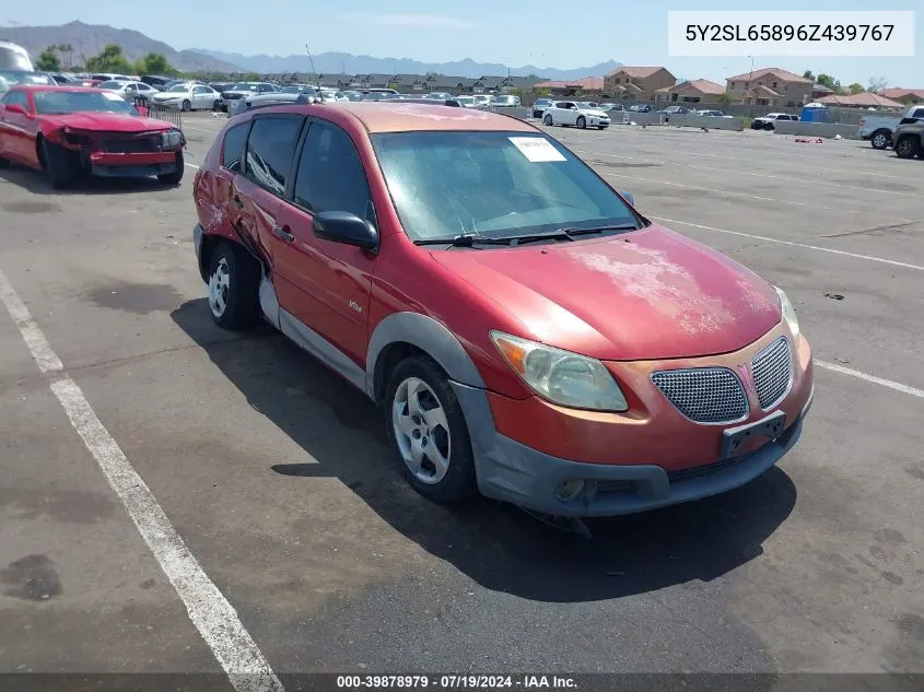 5Y2SL65896Z439767 2006 Pontiac Vibe