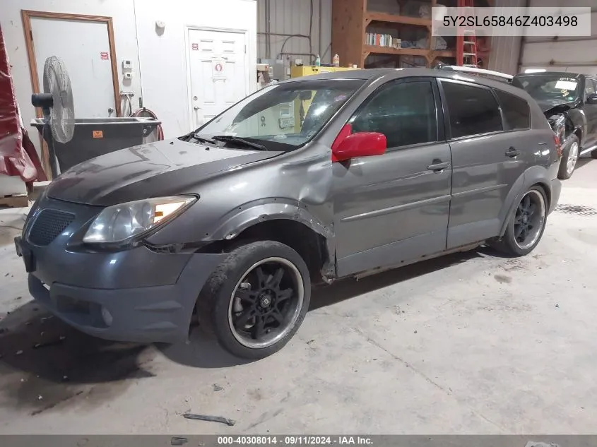 5Y2SL65846Z403498 2006 Pontiac Vibe