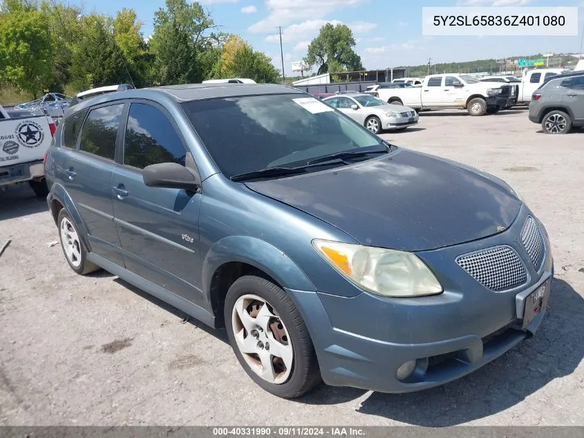 5Y2SL65836Z401080 2006 Pontiac Vibe