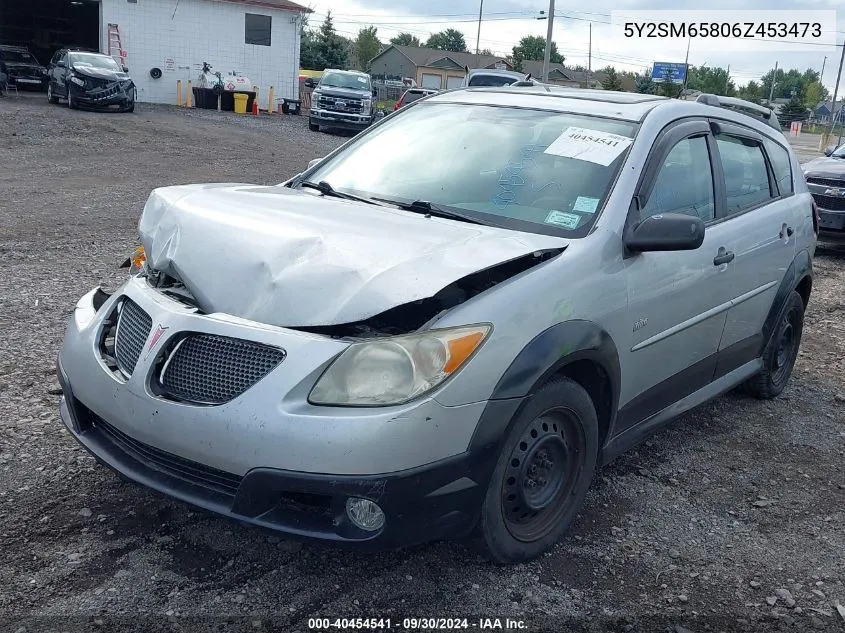 2006 Pontiac Vibe VIN: 5Y2SM65806Z453473 Lot: 40454541