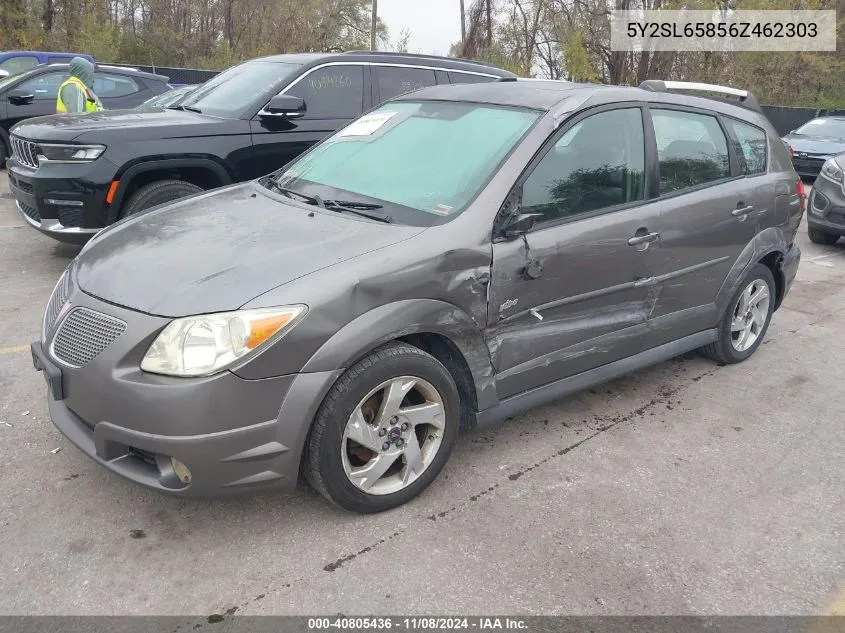 2006 Pontiac Vibe VIN: 5Y2SL65856Z462303 Lot: 40805436