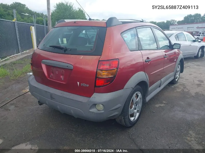 5Y2SL65887Z409113 2007 Pontiac Vibe