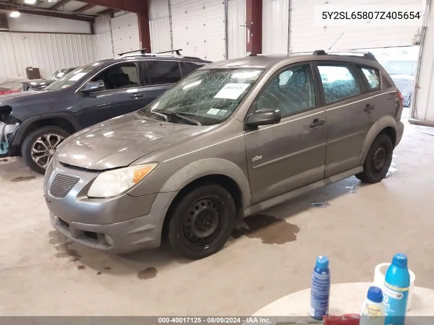 5Y2SL65807Z405654 2007 Pontiac Vibe