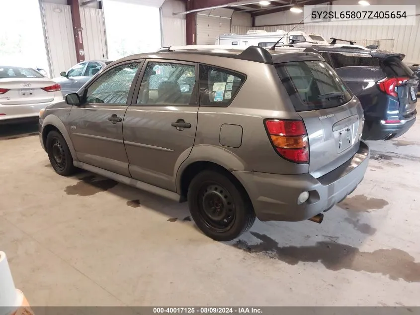 5Y2SL65807Z405654 2007 Pontiac Vibe