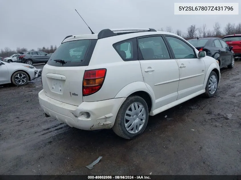 5Y2SL67807Z431796 2007 Pontiac Vibe