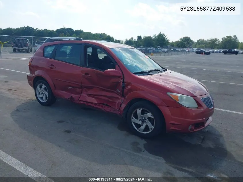 5Y2SL65877Z409538 2007 Pontiac Vibe