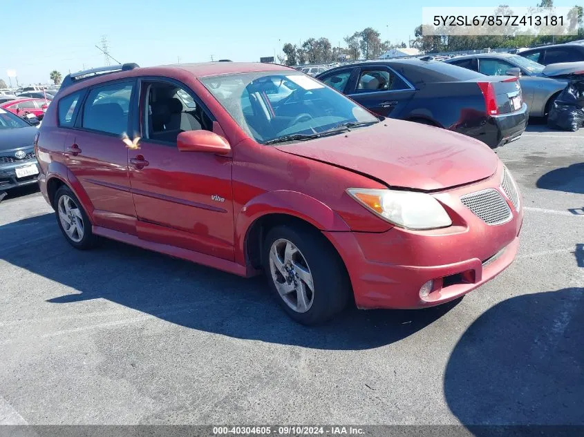 5Y2SL67857Z413181 2007 Pontiac Vibe