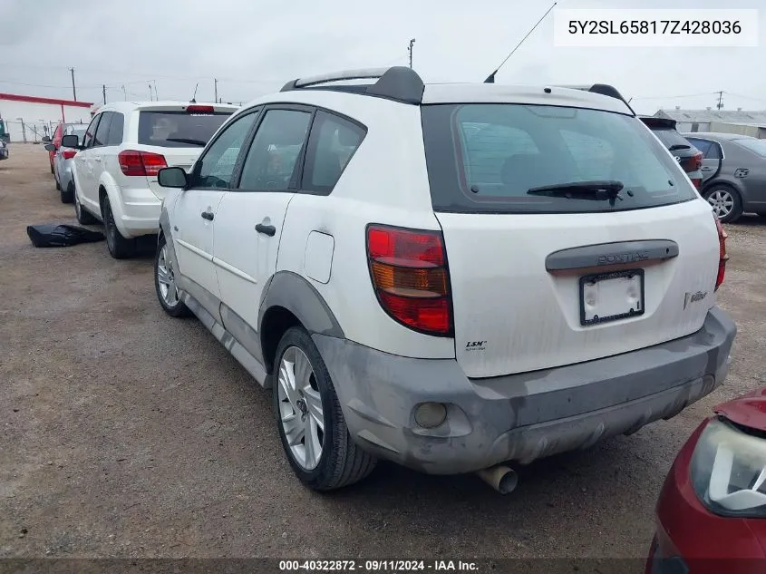 5Y2SL65817Z428036 2007 Pontiac Vibe