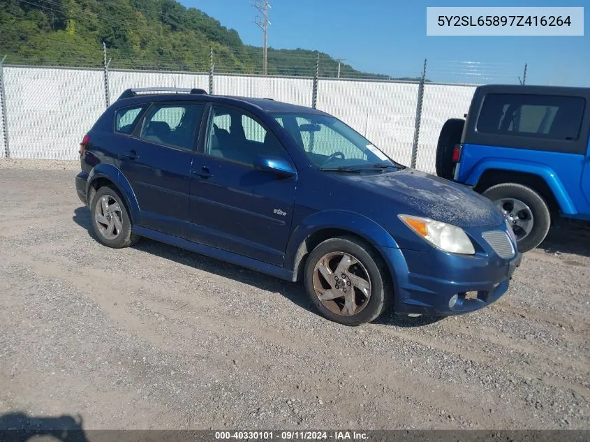 5Y2SL65897Z416264 2007 Pontiac Vibe