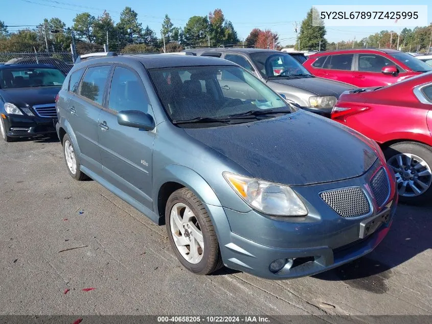 2007 Pontiac Vibe VIN: 5Y2SL67897Z425995 Lot: 40658205