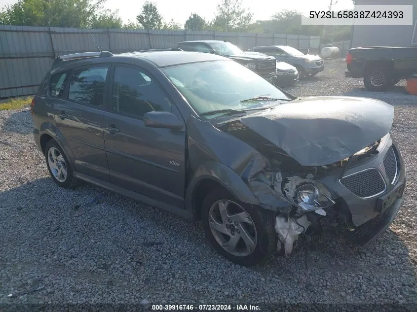 5Y2SL65838Z424393 2008 Pontiac Vibe