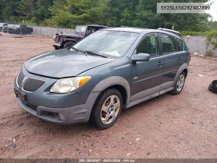 5Y2SL65828Z407889 2008 Pontiac Vibe