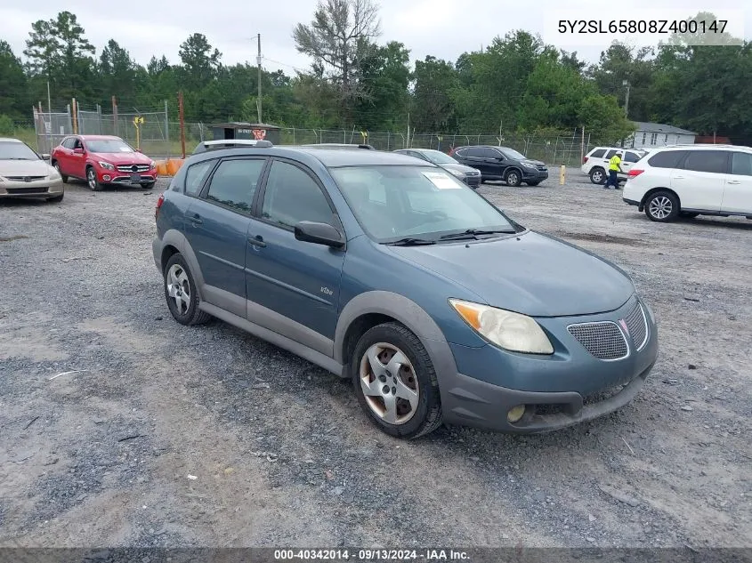 5Y2SL65808Z400147 2008 Pontiac Vibe