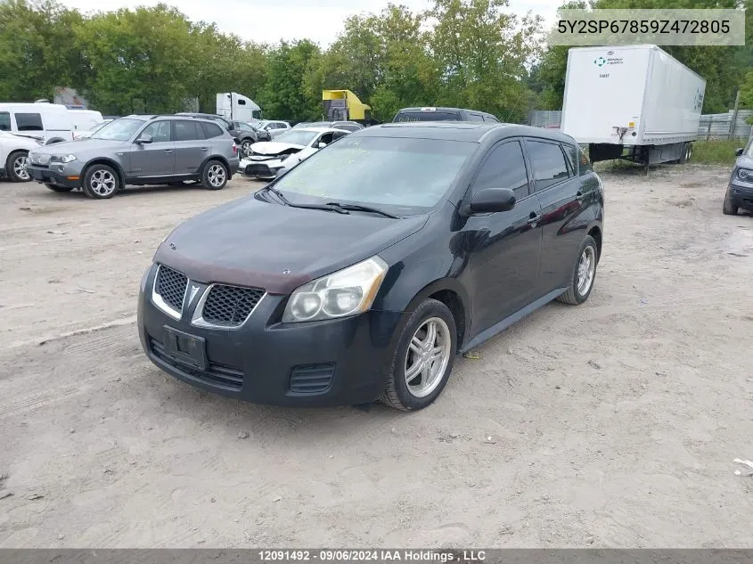 5Y2SP67859Z472805 2009 Pontiac Vibe