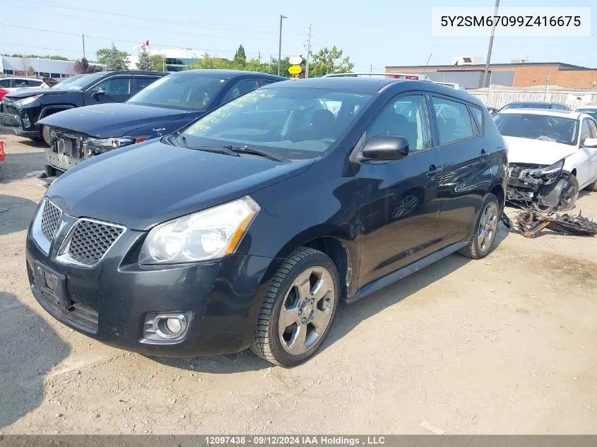 5Y2SM67099Z416675 2009 Pontiac Vibe