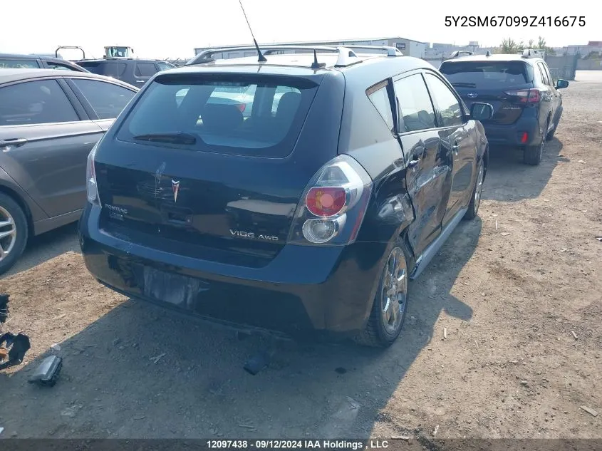 5Y2SM67099Z416675 2009 Pontiac Vibe