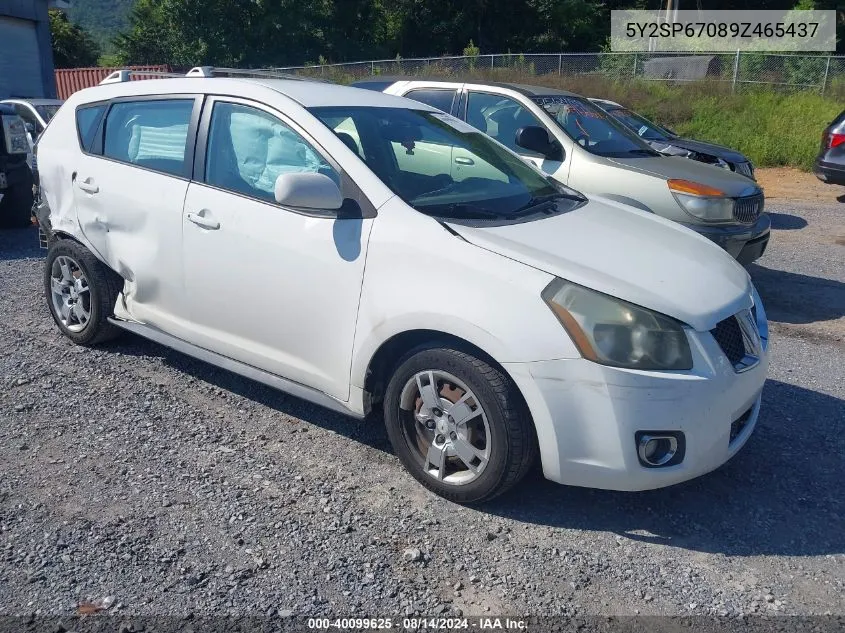 2009 Pontiac Vibe VIN: 5Y2SP67089Z465437 Lot: 40099625