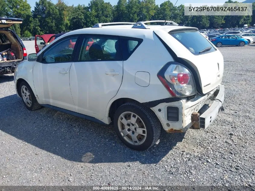 2009 Pontiac Vibe VIN: 5Y2SP67089Z465437 Lot: 40099625