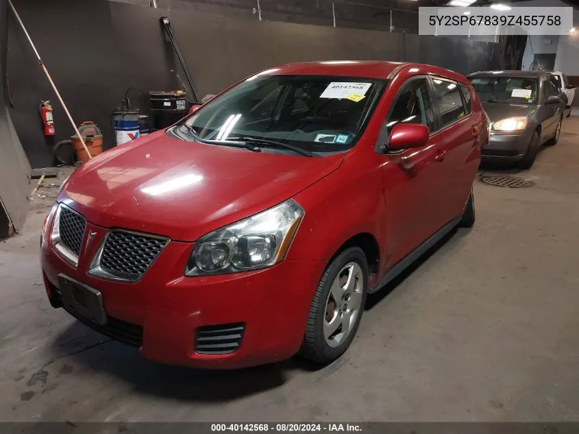 5Y2SP67839Z455758 2009 Pontiac Vibe