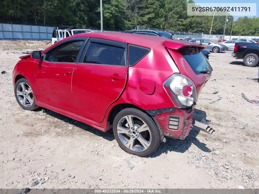 5Y2SR67069Z411791 2009 Pontiac Vibe Gt