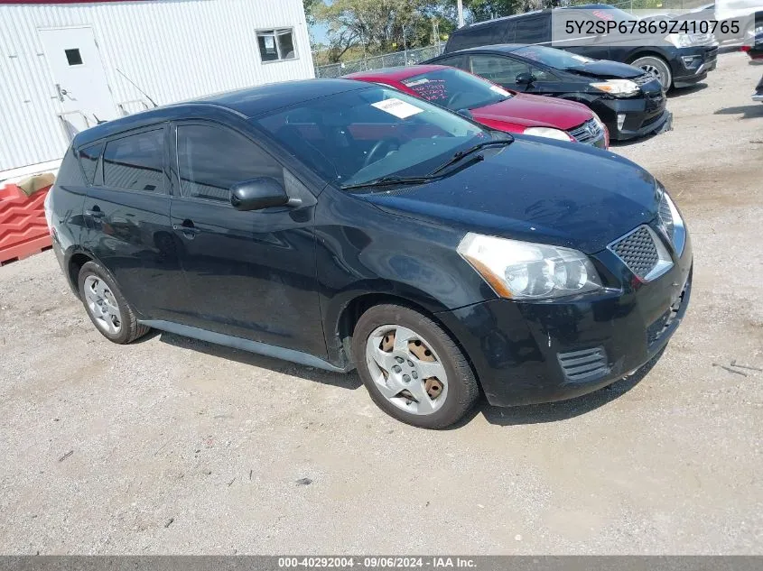 2009 Pontiac Vibe VIN: 5Y2SP67869Z410765 Lot: 40292004