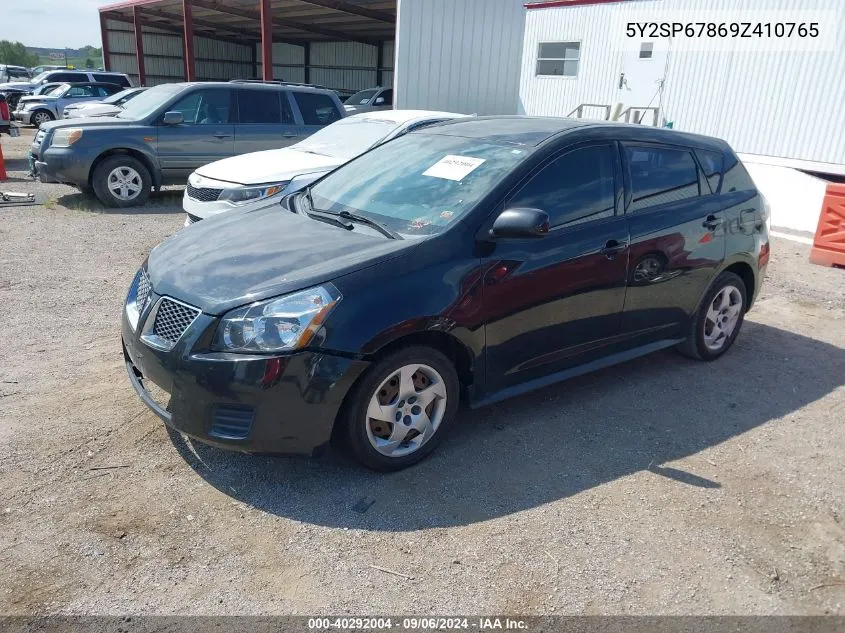 2009 Pontiac Vibe VIN: 5Y2SP67869Z410765 Lot: 40292004