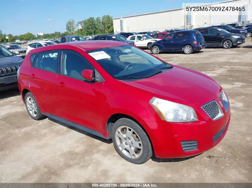 2009 Pontiac Vibe VIN: 5Y2SM67009Z478465 Lot: 40295709