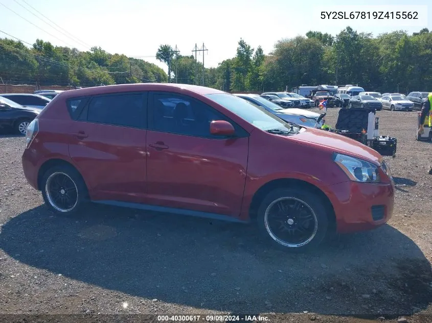 5Y2SL67819Z415562 2009 Pontiac Vibe