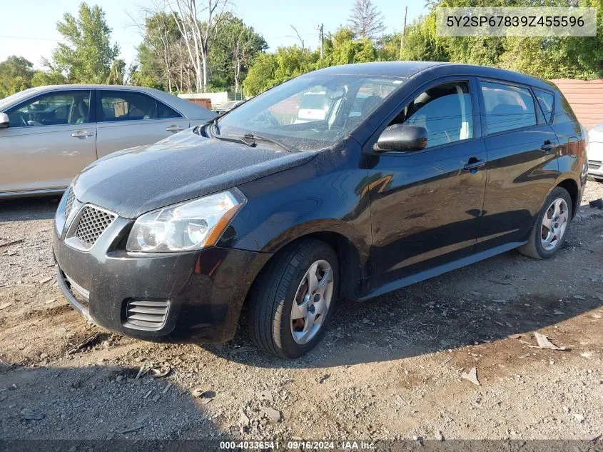 2009 Pontiac Vibe VIN: 5Y2SP67839Z455596 Lot: 40336541